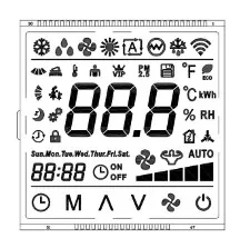 va ໂມດູນ LCD ດ້ານລົບ